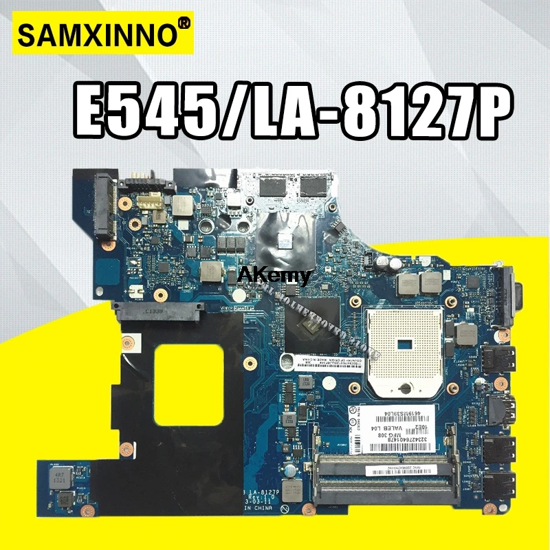 

LA-8127 motherboard FOR Lenovo Thinkpad E545 laptop motherboard VALEB LA-8127P DDR3 PM Test original motherboard