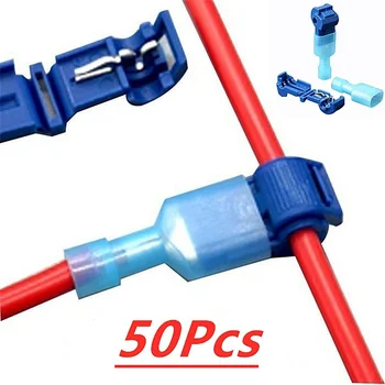

50Pcs(25set) Quick Electrical Cable Connectors Snap Splice Lock Wire Terminal Crimp Wire Connector Waterproof Electric Connector