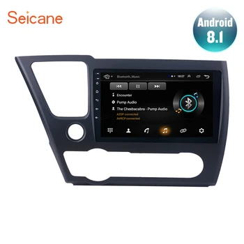 

Seicane For 2014 2015 2016 2017 HONDA CIVIC Car autostereo multimedia 9" Android 8.1 Quad-core GPS Navi Steering Wheel Control