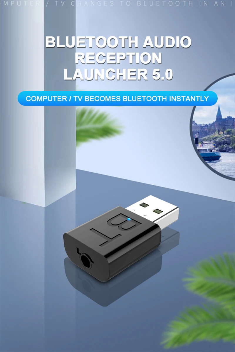 3,5 мм Aux Автомобильный Bluetooth 5,0 аудио USB приемник адаптер передатчик и приемник 2 в 1 музыкальный приемник для автомобиля домашние стерео колонки