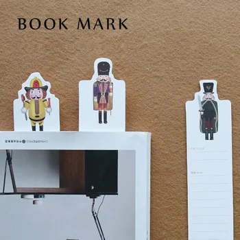 

30pcs The Nutcracker bookmarks for books marker set Vintage prince doll suite paper Stationery School supplies A6771