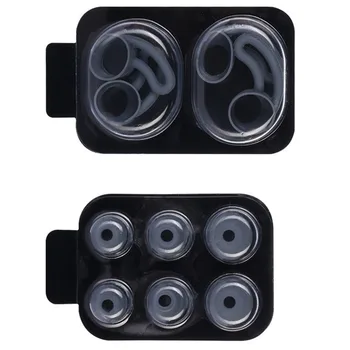 

Elastic Noise Isolation Earbuds Replacement Durable Silicone Wingtips Earphone With Hooks Accessories Ear Tips Kit For Beats X