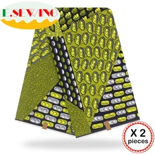 Анкара африканская восковая печатная ткань 12 ярдов Хлопок Воск Гана воск нигерийский стиль для шитья африканские платья одежда 111828