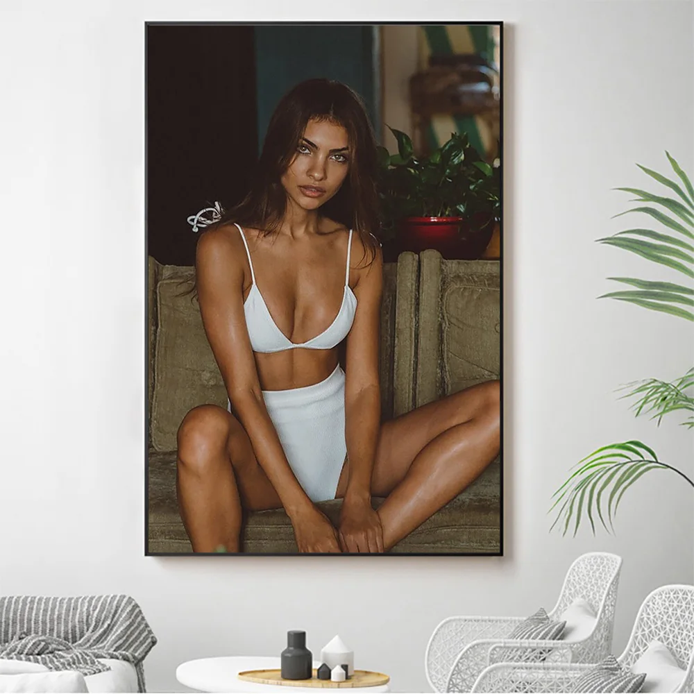 

Silk Cloth Wall Poster Leticia Vigna Sexy Model Star Art Home Decoration Gift