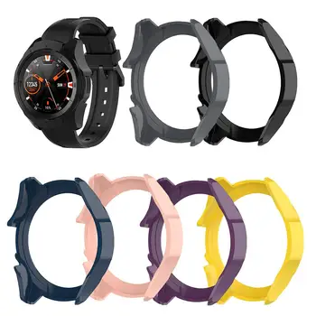 

Anti-scratch PC Skin Protective Frame Hard Case Cover Durable Prevent Scratches Collisions Greases for Ticwatch S2 Smartwatch