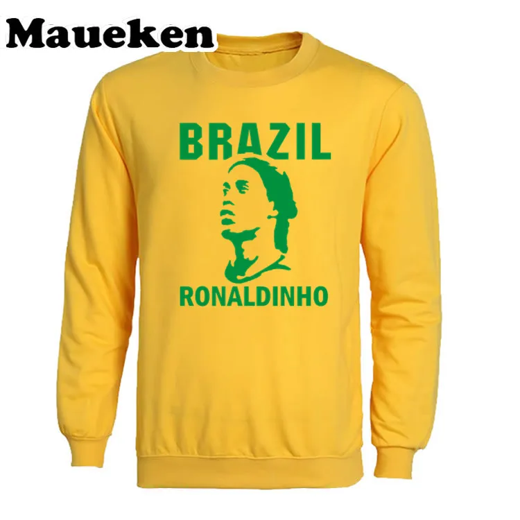 Мужские толстовки с капюшоном Ronaldinho r 10 Ronaldo de Assis Moreira бразильские знаменитые