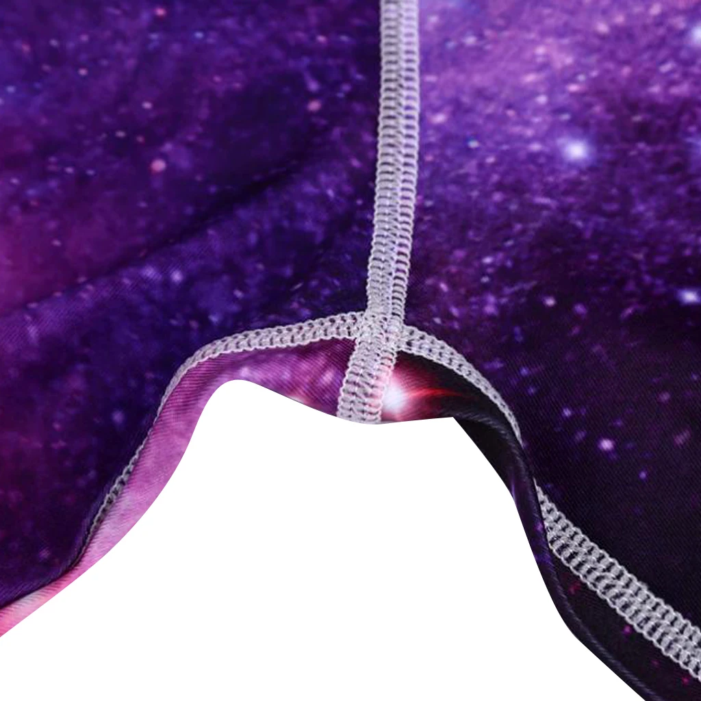 Women's High Waist Galaxy Space Star Print Yoga Pants Tights Stretchy Pilates Workout Sport Yoga Leggings Activewear