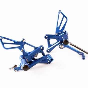

Adjustable Rearset Foot Pegs Aluminum CNC For Honda CBR250R 2010-2013 2011 2012 Blue