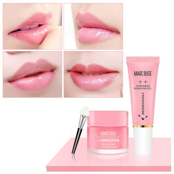 

Lip Care Set Lips Exfoliating Gel Lip Sleeping Care Mask Moisturizing Nourishing Brighten Lips Tone