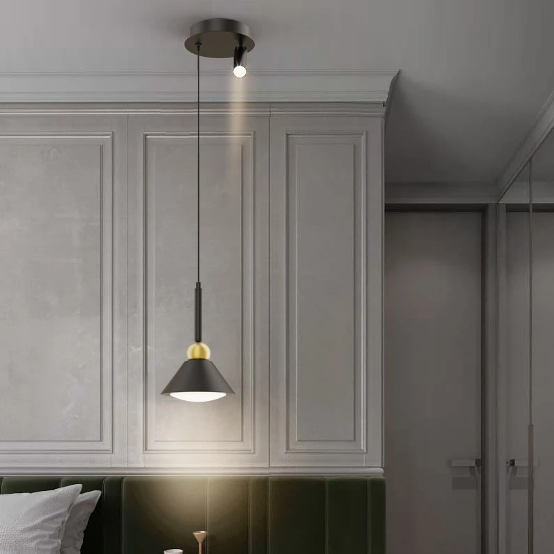 Lámpara Led de decoración para Luces colgantes modernas, foco para esquina de salón, dormitorio, mesita de noche, Bar, iluminación colgantes| - AliExpress