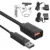 Черный AC 100V-240V Источник Питания EU Plug Адаптер USB Зарядное Устройство Для Microsoft Для Xbox 360 XBOX360 Kinect Sensor
