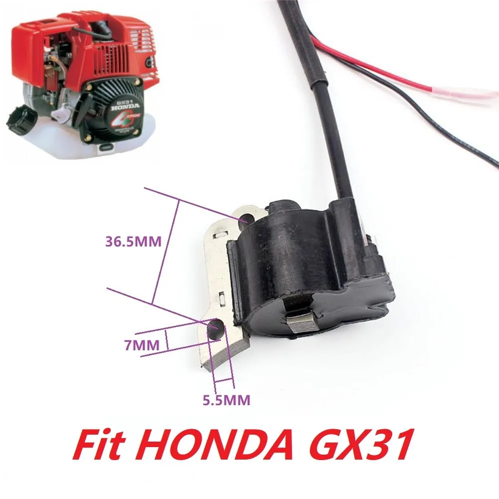 Ignition Coil for 4 stroke 139F Honda GX31 Brush Cutter Grass Trimmer
