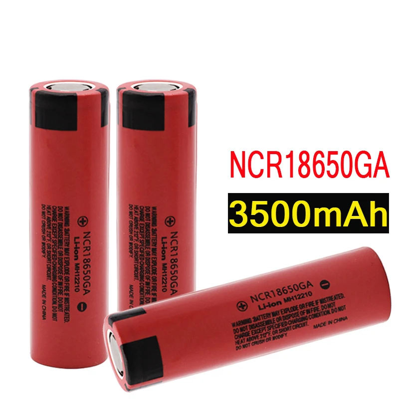 Оригинальный NCR 18650GA 30A разрядка 3 7 V 3500mAh 18650 аккумуляторная батарея для