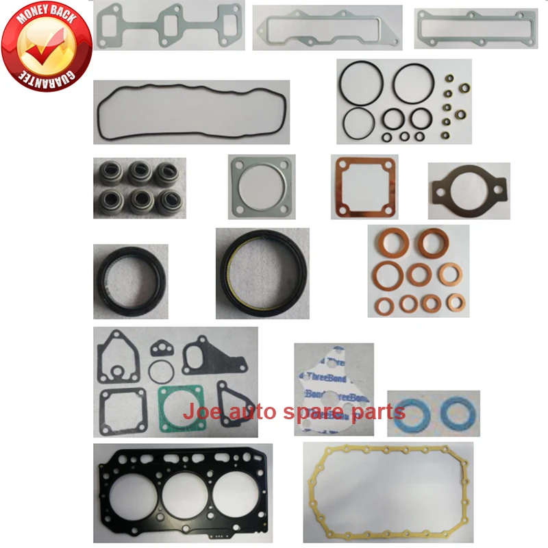 

Engine Full gasket set kit mian crankshaft connecting con rod bearing piston ring for Yanmar engine : 3TNE84 3TNV84