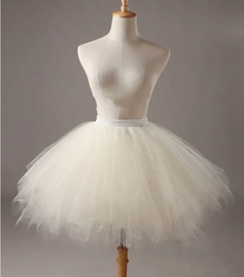 Лолита Юбки; Джинсовая юбка для девочек женские короткий подъюбник кринолин свадебные Peticoat Pettycoat