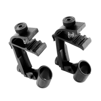 

Adjustable Drum Mic Microphone Holder Rim Mount Stand Studio Recording Black