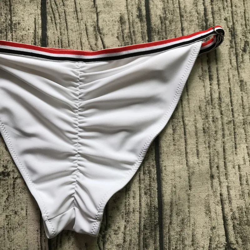 Triangle Bikinis Women Solid Sexy Micro Bikinis Brazilian Split Swimsuit Female Triangle Biqunis Set Women Brazilian Swimwear