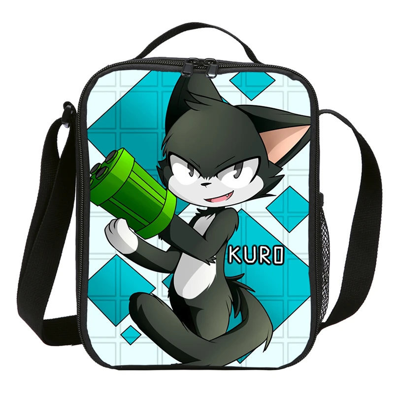 Мультяшный кулер Kuro Chan сумки для обеда изолированный термоланчбокс теплый