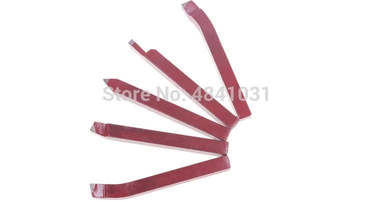 

5pcs Carbide Brazed Tip Tipped Lathe Cutter Tools 8x8mm turning tool/SIEG S/N:10004