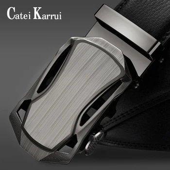 

Catei Karrui Men's Automatic Male Belts Leather Belt Men dropshipping Black Belts Genuine Leather Belts Luxury