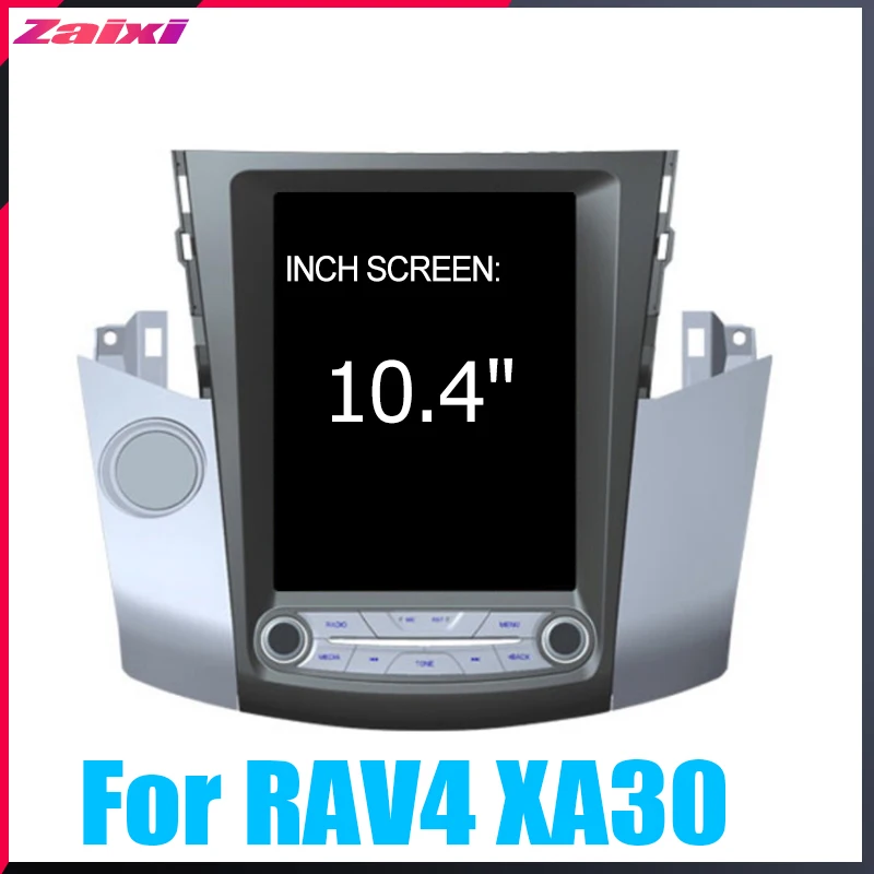 Мультимедийная система ZaiXi 10 4 Tesla для Toyota RAV4 XA30 2006 ~ 2012 DVD плеер на Android навигация GPS