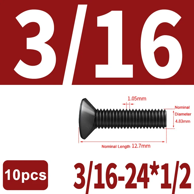 Viti Esagonali Alta Trazione Set Viti Bulloni BSW Whitworth Esagonali, Alta Trazione, Misure Imperiali 1/4 5/16 3/8 1/2 - Per Officina, Fai-da-te Viti - Foto 4