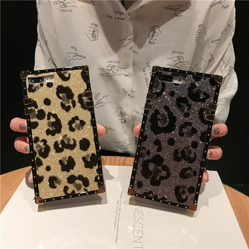 

Unique Touch Fashion Anti-Knock Glitter Animal Patterned Phone Case For Samsung A70 A50 A30/A20 A10/M10 M30 M20 J6plus J4plus