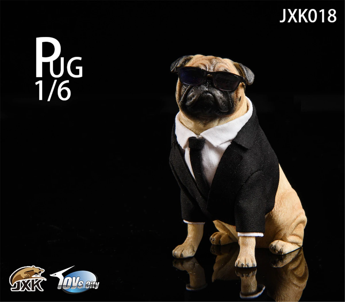 Animal de Estimação Coletor de Brinquedo para Decoração de Crianças Figura Modelo - 6 Jxk Pug 1 5 Brinquedos e hobbies