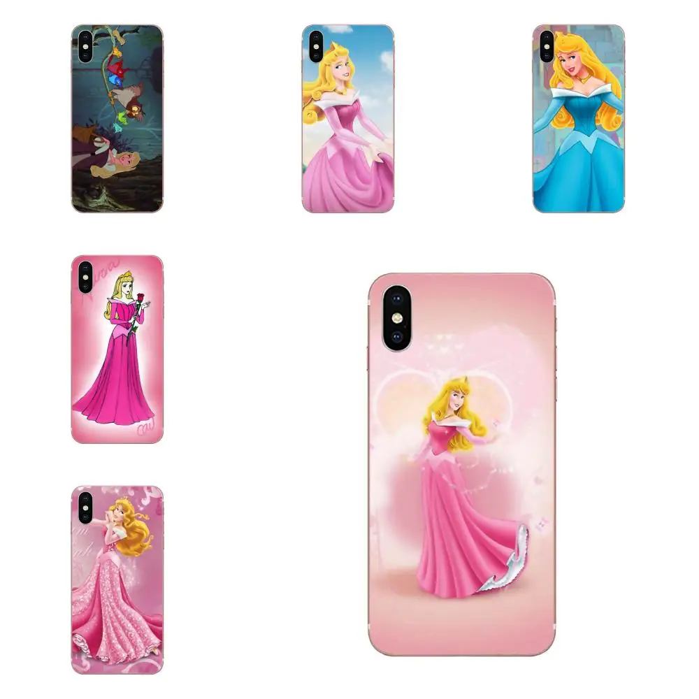 

Soft TPU Call Box For Apple iPhone 4 4S 5 5C 5S SE 6 6S 7 8 Plus X XS Max XR Sleeping Beauty Aurora