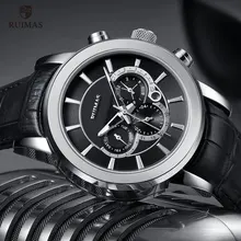 ^#Cheap RUIMAS Automatic Military Watches Waterproof Sports Wristwatch Leather Strap Mechanical Watch Man Relogios Masculino Clock 6767 ^#Cheap RUIMAS Automatic Military Watches Waterproof Sports Wristwatch Leather Strap Mechanical Watch Man Relogios Masculino Clock 6767