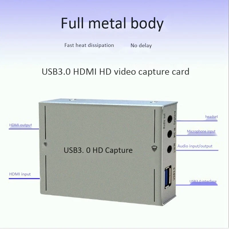 HDMI USB3.0 видеозахвата HDMI к USB карта видеозахвата игра потоковая прямая трансляция