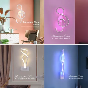 

bei ou gentry Modern Bedside Wall LED Bedroom Hallway Stairs Creative Cool Living Room Wall Lamps