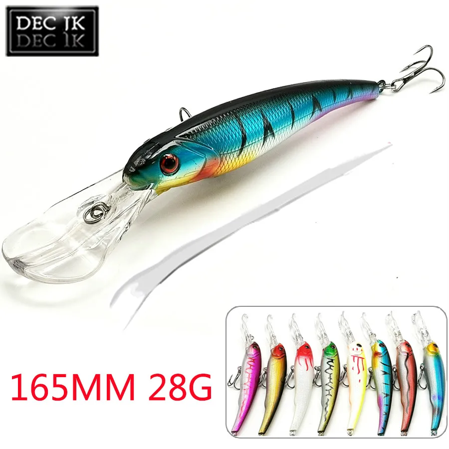 All Crankbait/For Fishing Tackle/Lure Carp Wobbler Winter Minnow  Big/Artificial/Fake Bait Fish Trolling Jerkbait Pike Swimbait