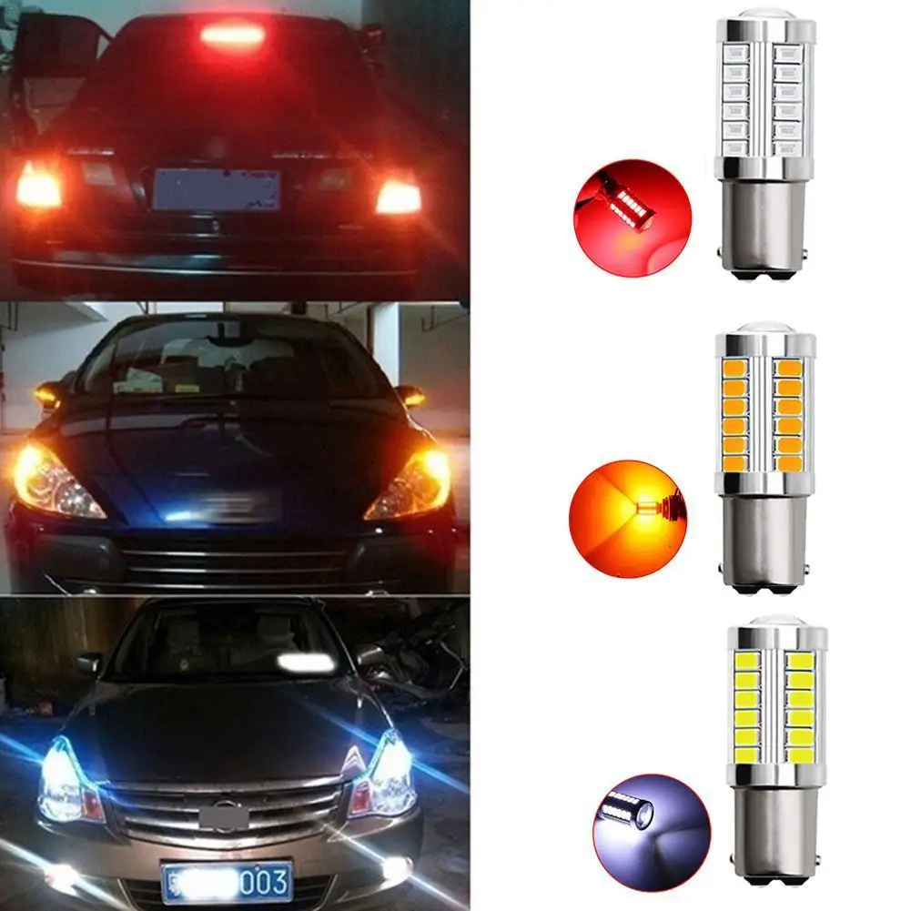 1 Pcs Auto Led Turn Signal Lights For Car 1157 Brake Light Tail Bulb Reverse Lamp Daytime Running | Автомобили и мотоциклы