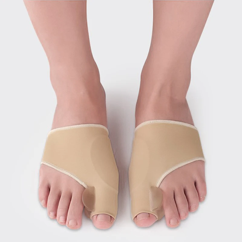1pair Big Bone Orthopedic Bunion Correction Pedicure Socks Silicone Hallux Valgus Corrector Braces Toes Separator Care Foot Tool