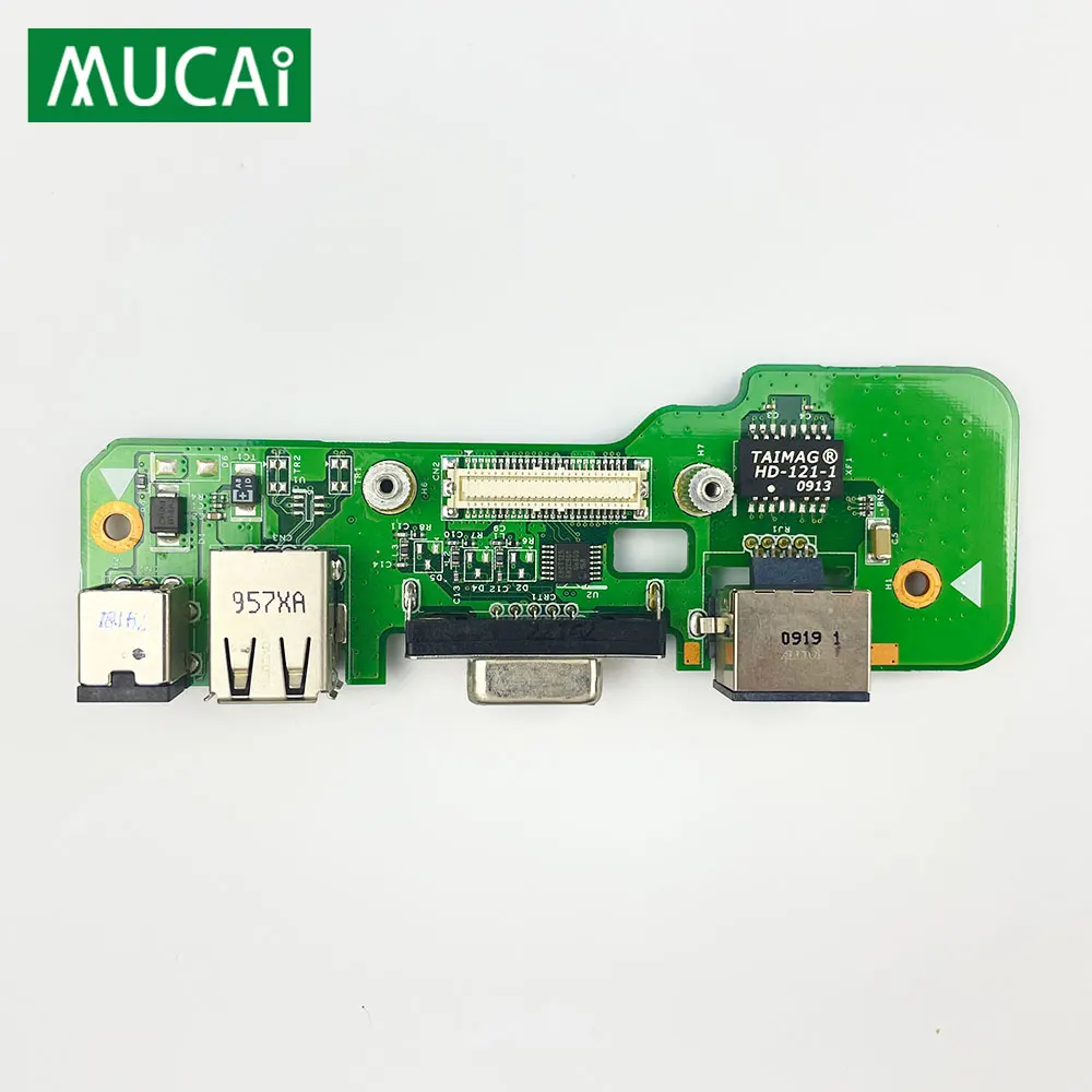 DC Power USB Jack board For Dell Inspiron 1545 1546 laptop DC-IN VGA LAN Charging Network card RJ45 48.4AQ03.011 08530 | Компьютеры и