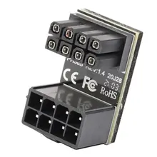 

Swerver Graphics Card Power 180 Degree Steering Connector 8P Deflector Fine Workmanship Good Performance