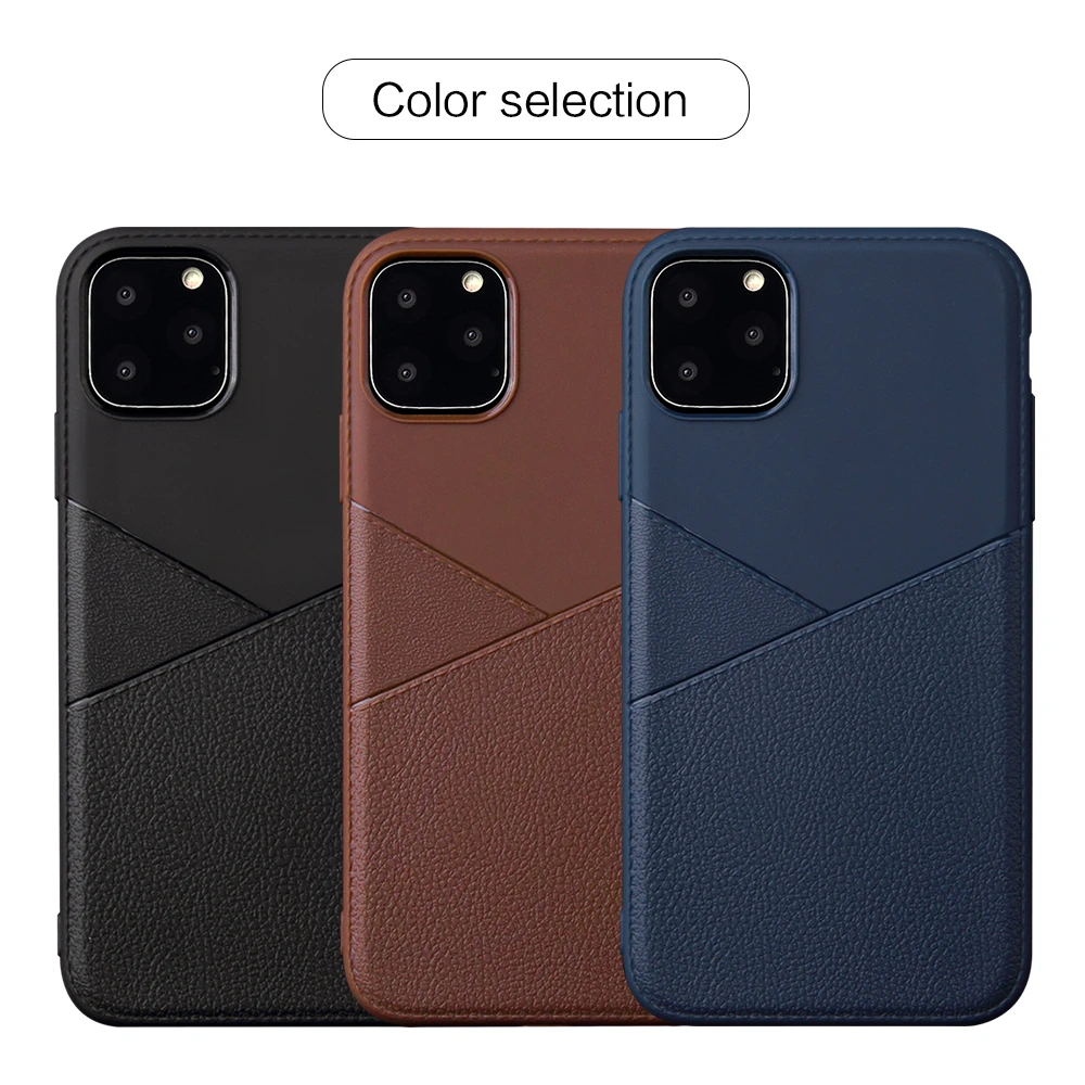 

For iPhone 11 Pro Max 6.5 Inch Case Ultra Slim Soft TPU Bumper Business Anti-Scratch Protective Back Cover for iPhone 11pro Max