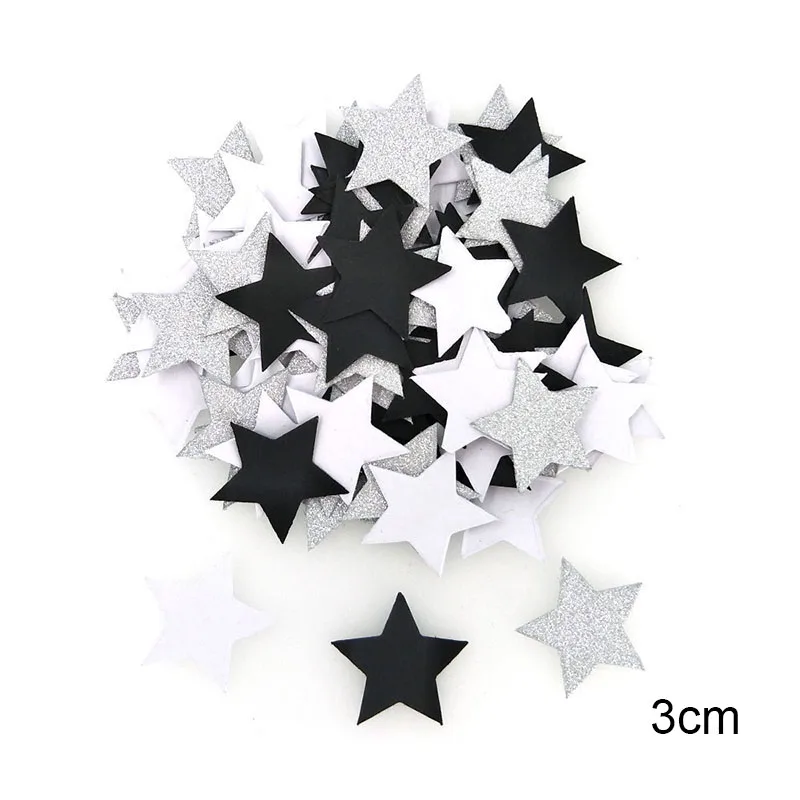 star confetti Гоночная дорожка автомобиль финишная линия черный и белый Вымпел вечерние занавески баннер для украшения дня рождения событие, фестиваль поставки - Цвет: star confetti