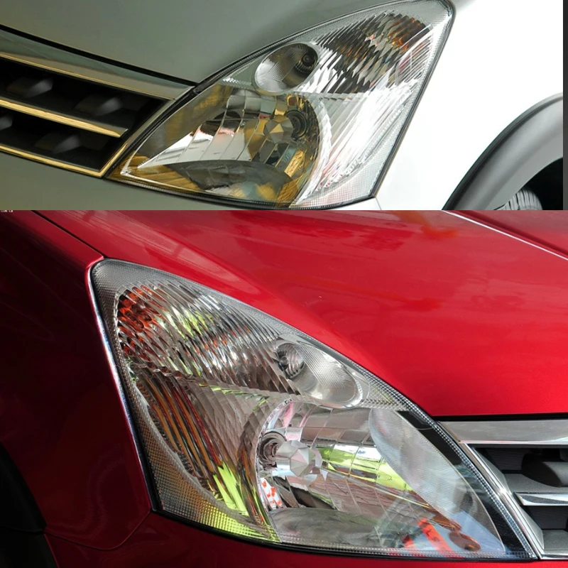 2 шт. для Nissan LIVINA 2007-2011фара крышка объектива лампа прозрачный корпус передняя фара корпус абажур оболочка