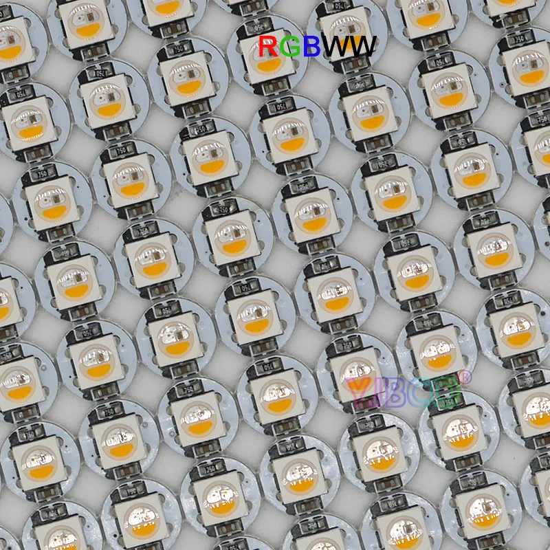 100 шт. SK6812 IC встроенные 5050 SMD RGB DC5V светодиодная плата радиатор RGBW/RGBWW светодиодные