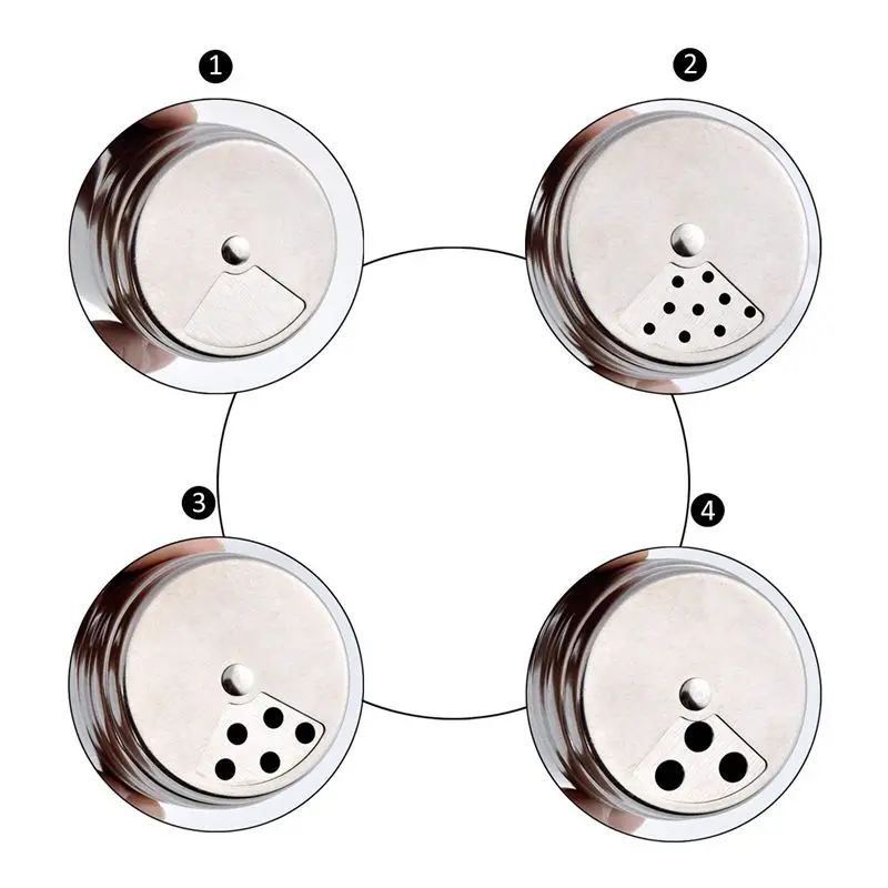 ABUI бутылка для приправ 3 шт специй Герметичная Бутылка с верхней вращающейся