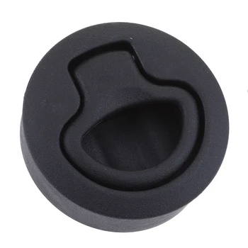 

Black 63mm Latch Hatch Round Pull 1/2inch Door Replac for RV Marine Boat