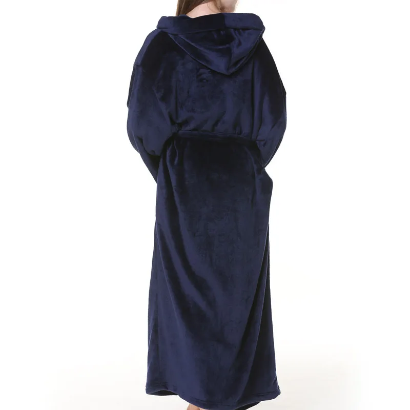 Autumn winter Women's bathrobe 10XL 9XL 8XL 7XL 6XL Bust 150cm plus size Sleepwear
