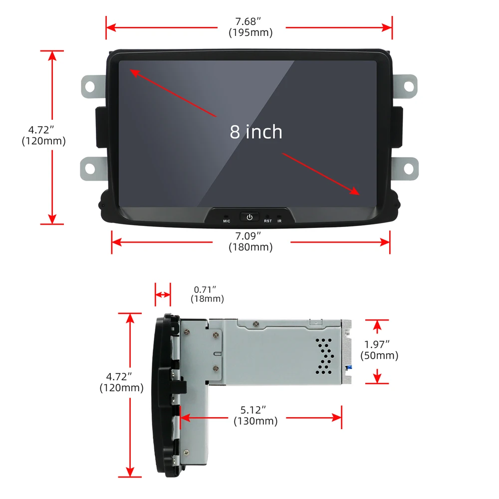 Bosion Android 9,0 Авто Радио 1 din для Duster/Dacia/Sandero/Logan/Captur/Lada/Xray автомобильный мультимедийный плеер кассетный магнитофон
