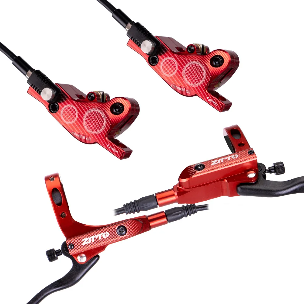 

2021 New M840 Aluminium Alloy 4 Piston Hydraulic Disc Brake Kit Front Rear MTB Hydraulic Disc Brake Kit Bike Oil Disc Brake Kit