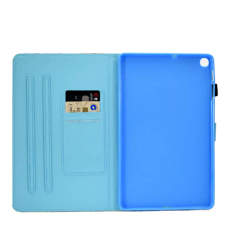 Чехол для Samsung Galaxy Tab S5e 10,5 T720 SM-T720 SM-T725 чехол Funda модный окрашенный PU кожаный чехол-подставка+ подарок