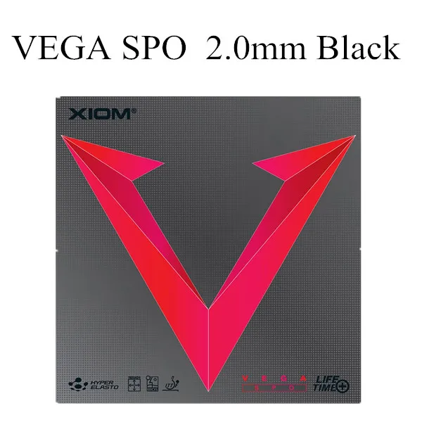 Xiom VEGA SPO прыщи 79-037 LPO длинные прыщи для настольного тенниса резиновая ракетка для настольного тенниса ракетка для спорта в помещении - Color: SPO 79-037 Black 2.0