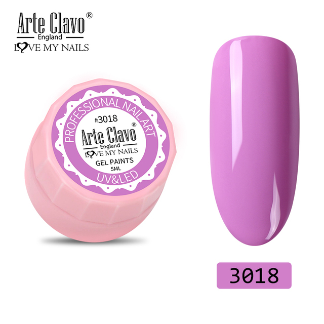 Clavo 5ML Painting Gel Nail Polish 72 Colors Gel Varnish Set For Manicure Top Base Coat Hybird Design of Nail Art Lacquer