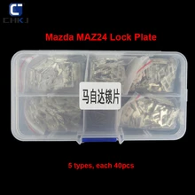 CHKJ 200 шт/партия для автомобилей Mazda замок тростниковая Дека Авто замок основной ключ замок ремонт аксессуары наборы Слесарные Инструменты 5x40 шт принадлежности